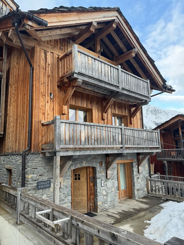 Exterior view of Chalet Falcon, St Foy