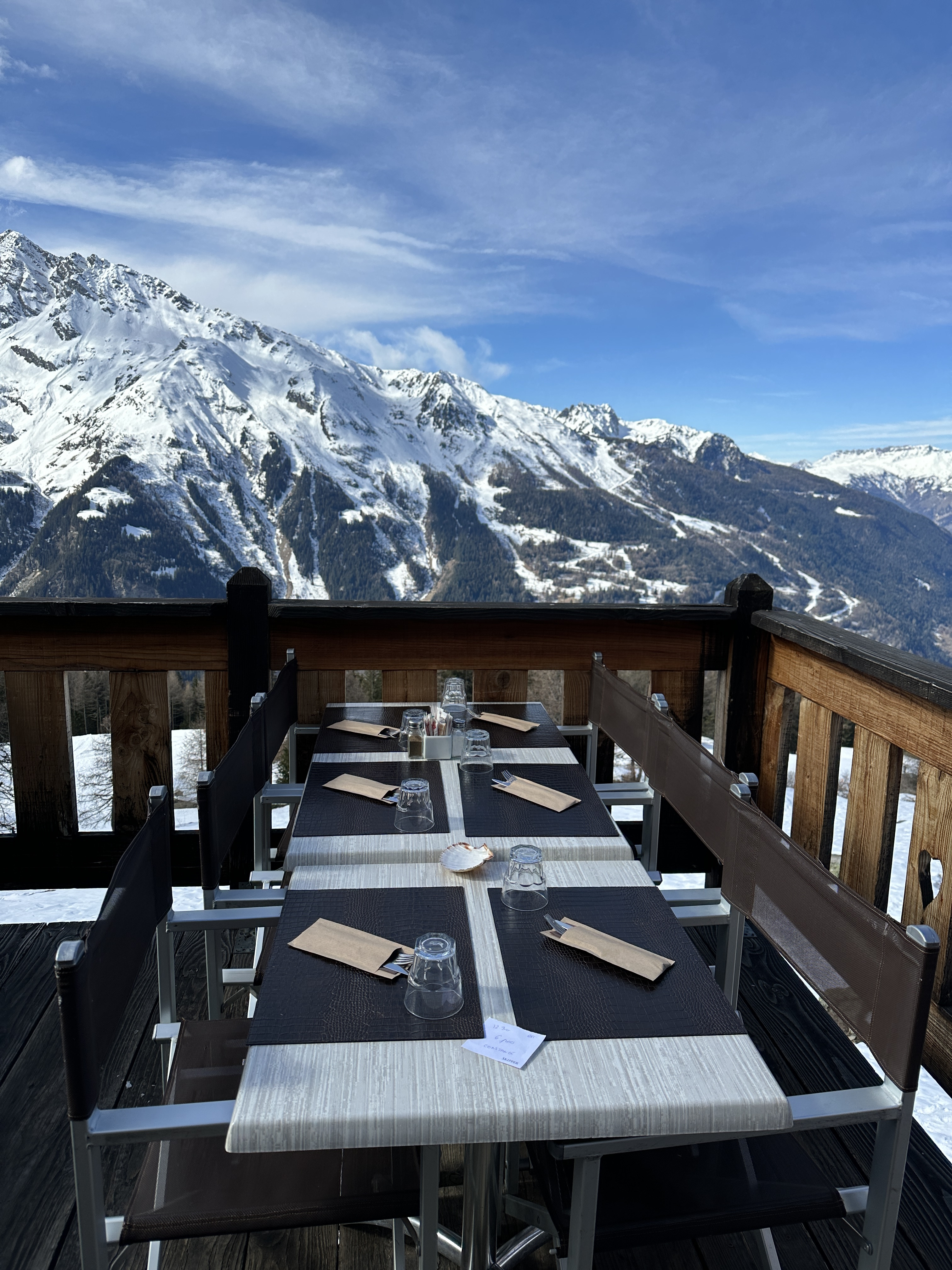 Piste Restaurant in St Foy France