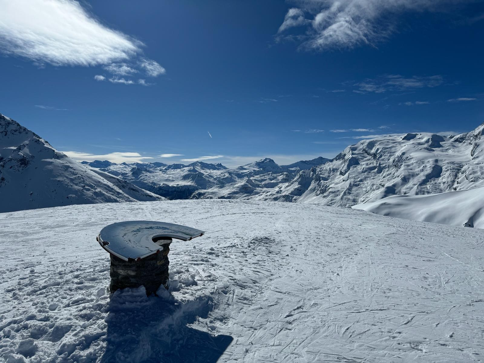 View from the top of L'aiguille in St Foy