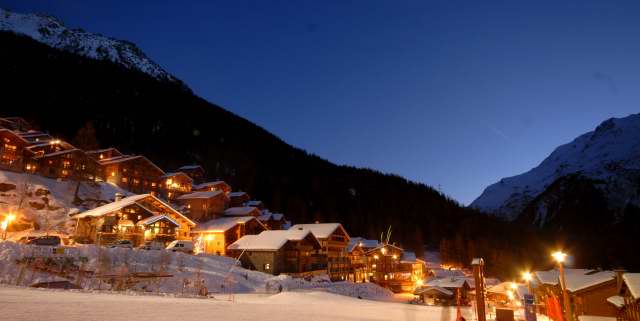 View of St Foy at night